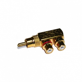 Купить RCA кабели и разветвители Kicx RP-M2F F-разветвитель металл в Череповце