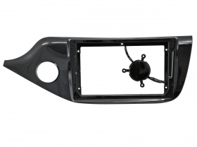 Рамка KIA Ceed-2 2012-2017 black 9"